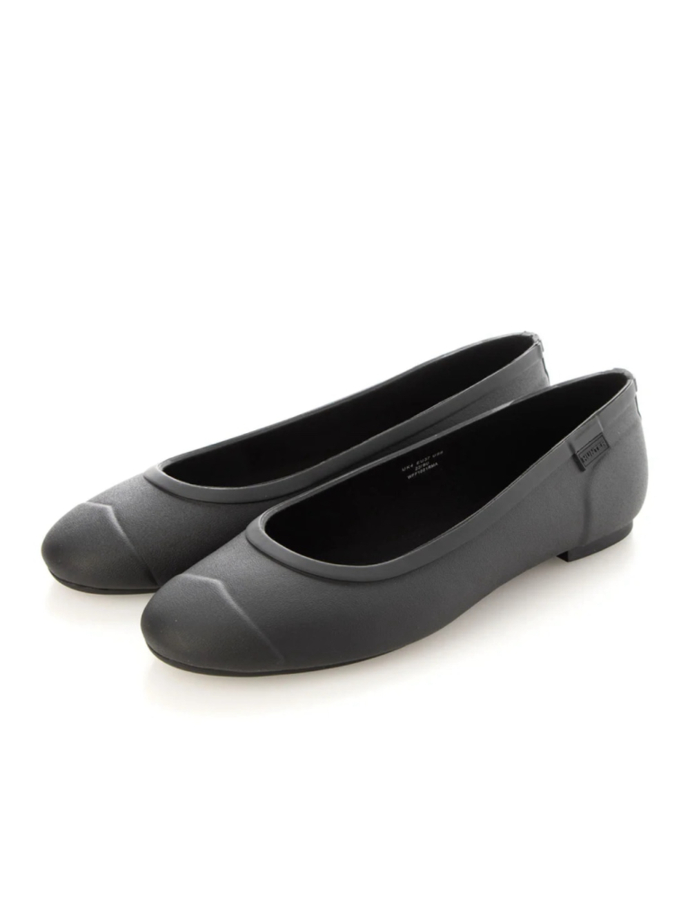 Women's Hunter Original Tour Rubber Ballet Flats Waterproof Rain Black Size 6
